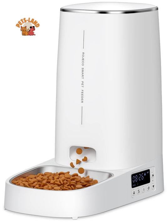 PetsLand ™ ROJECO  WIFI Auto Feeder For Cat Dog Dry Food