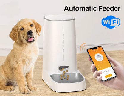 PetsLand ™ ROJECO  WIFI Auto Feeder For Cat Dog Dry Food