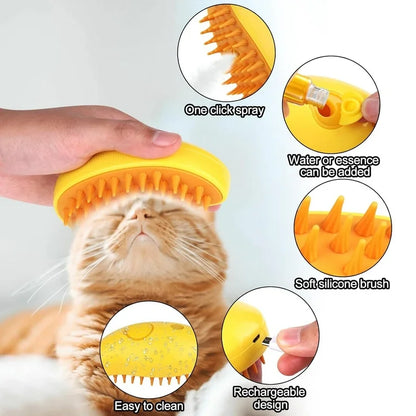 PetsLand™ -  Pet Steam Brush  3 in 1