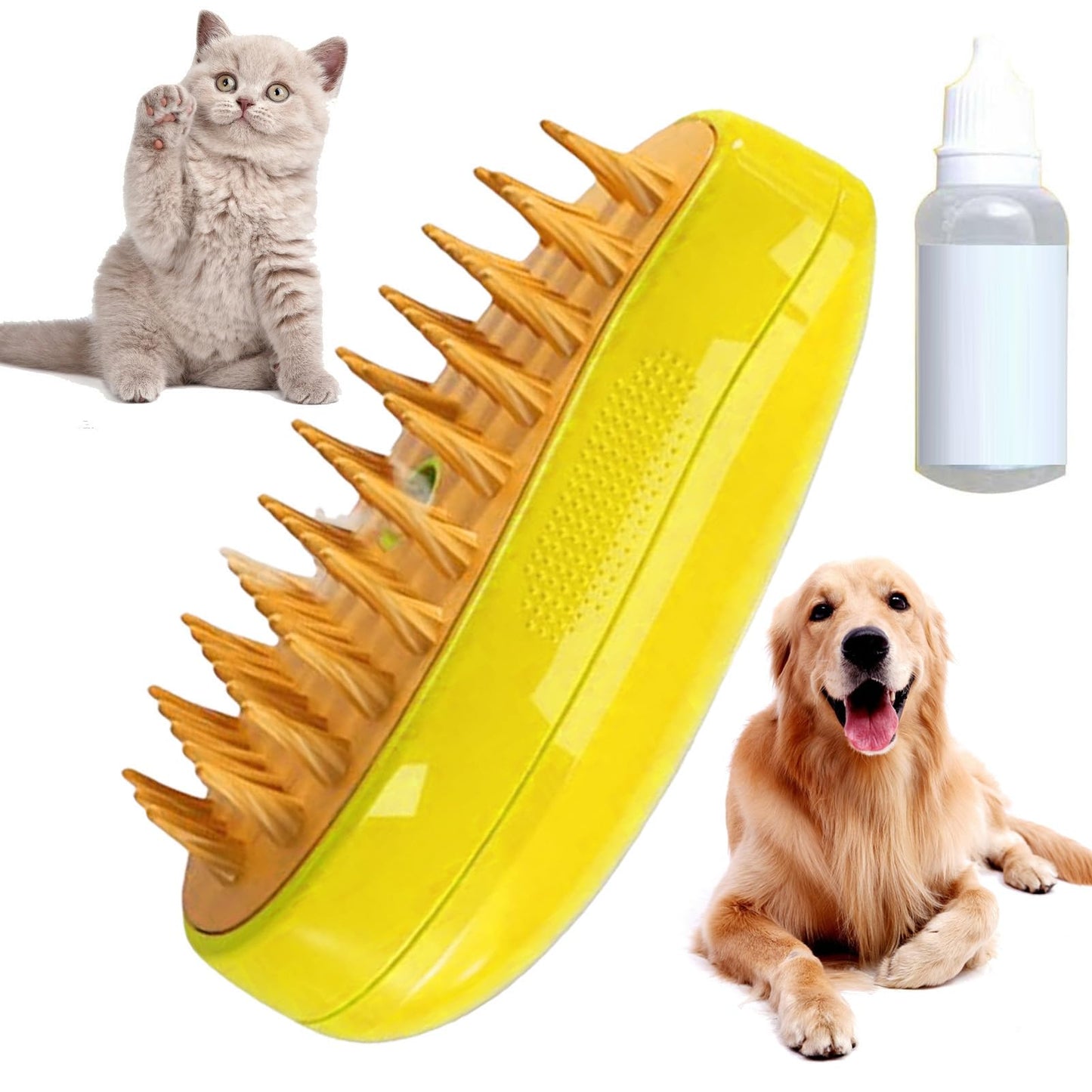 PetsLand™ -  Pet Steam Brush  3 in 1